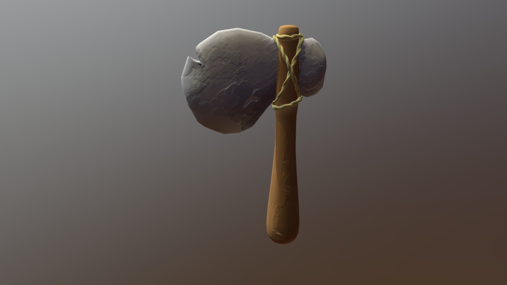Stone Axe - Introduction to 3D modeling