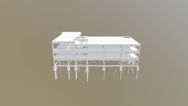 ENGEMOST - Colégio Sinodal - Projeto Estrutural 3D Model