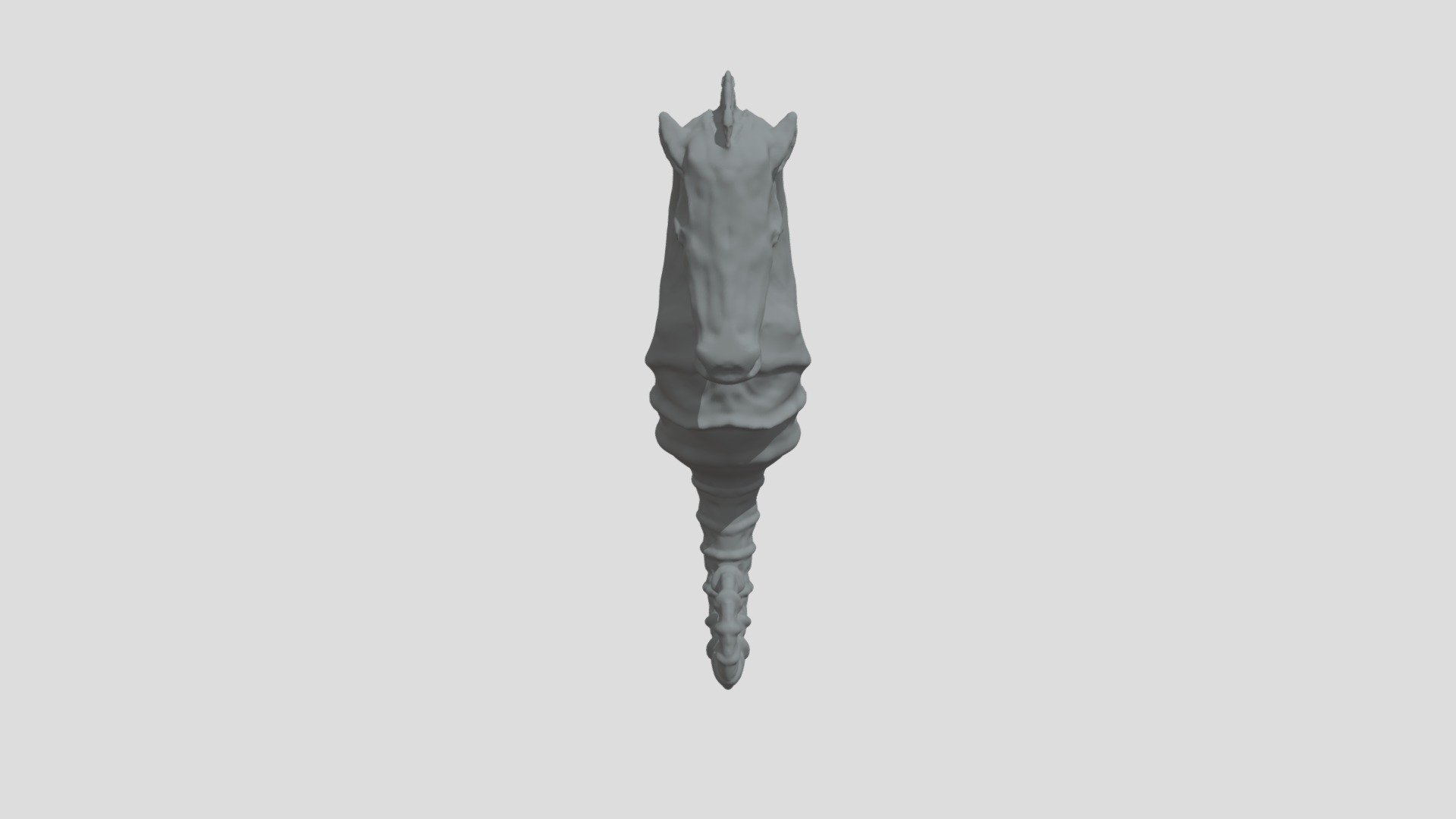 Digital sculpt - Sea creature