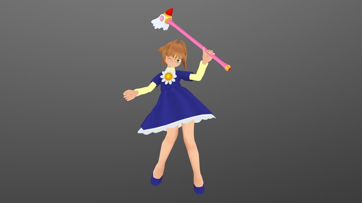 Sakura Card Captor 3D Model