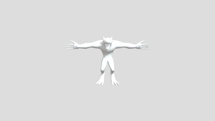 Werewolf 3D Model