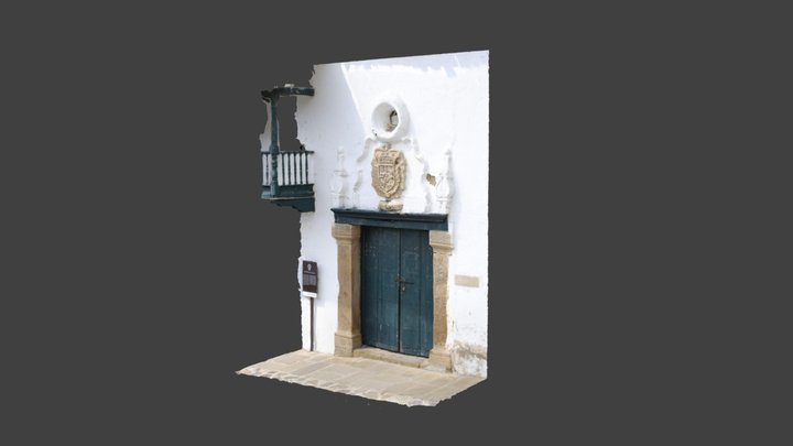 Portada Principal de la Real Fábrica de Licores 3D Model