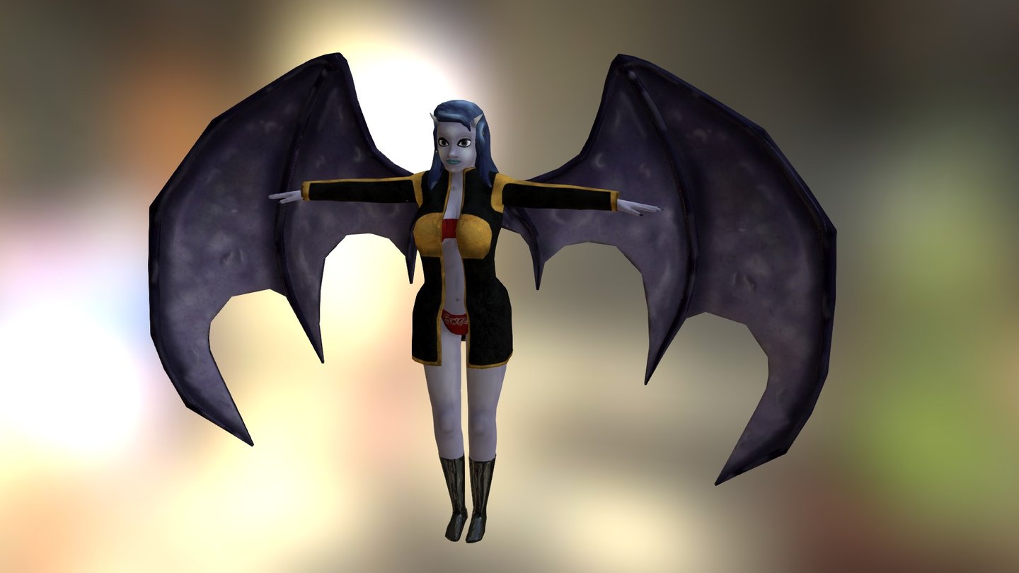 Demon Girl - 3D model by joelpr [423c29a] - Sketchfab