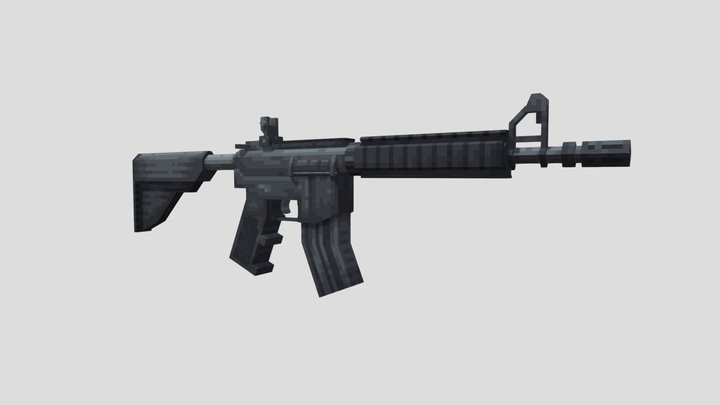 M4A4 3D Model