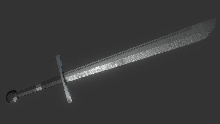 Cimitarra Sword 3D Model