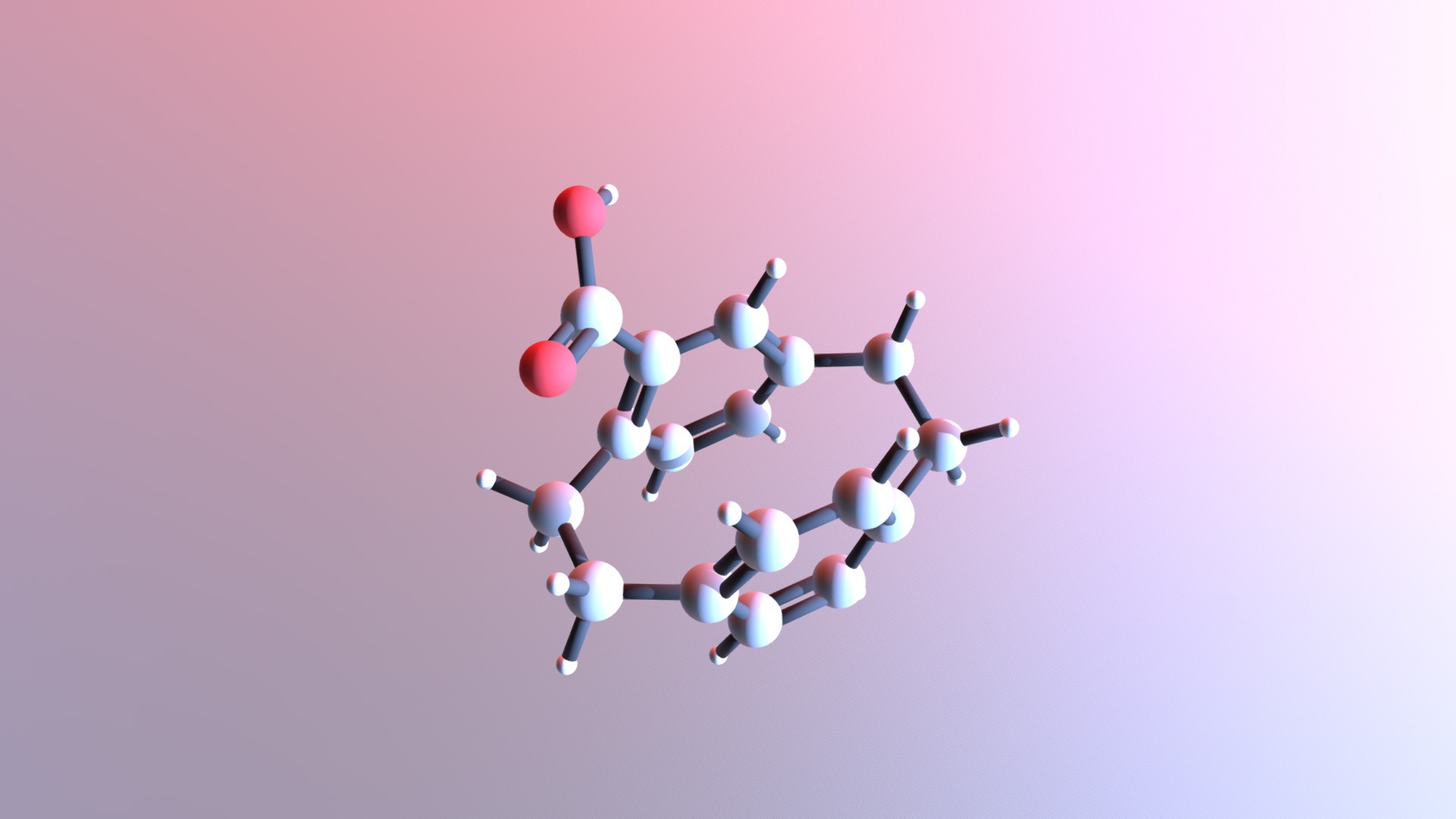 3D model A paracyclophane with planar chirality - This is a 3D model of the A paracyclophane with planar chirality. The 3D model is about a group of small objects.