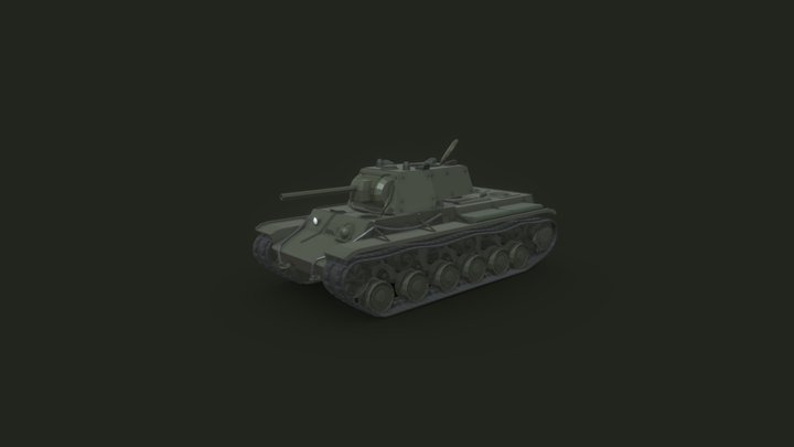 kv1 Tank / Interior 3D Model