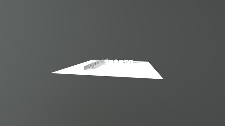 Club Environment untextured 3D Model