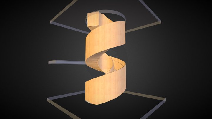 Eastgate Spiral Stair 3D Model