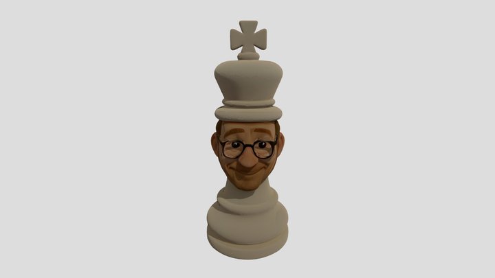 chess piece king white luc – Modelo 3D gratuito STL