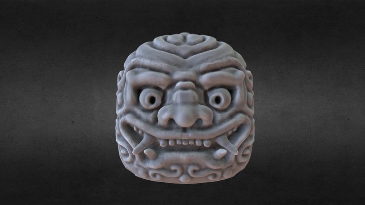 Japanese style head 3D Model