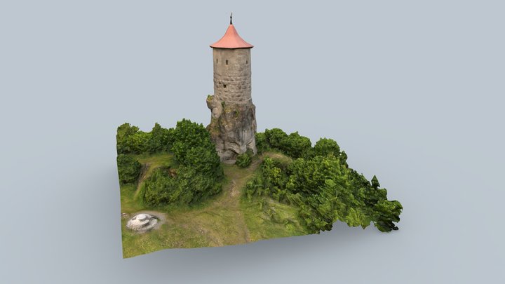 Steinerner Beutel (Photoscan) 3D Model