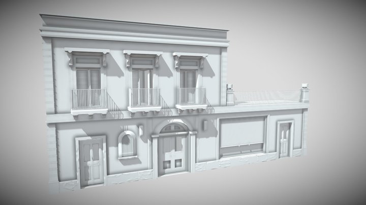 Building facade [01] 3D Model