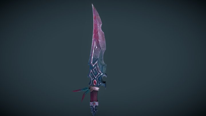 [STUDENT WORK] Epic sword recolor 3D Model