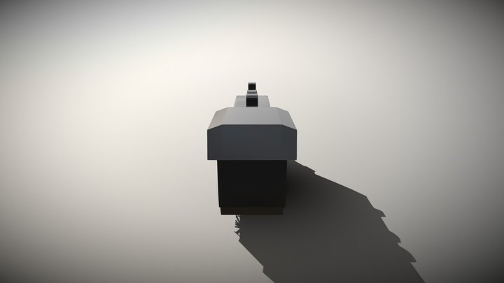 Steam Locomotive 3D Model