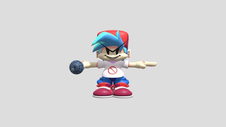 Boyfriend Sfm 3D Model