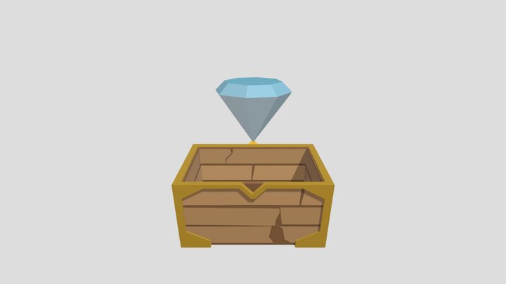 Treasure Chest Export 3D Model