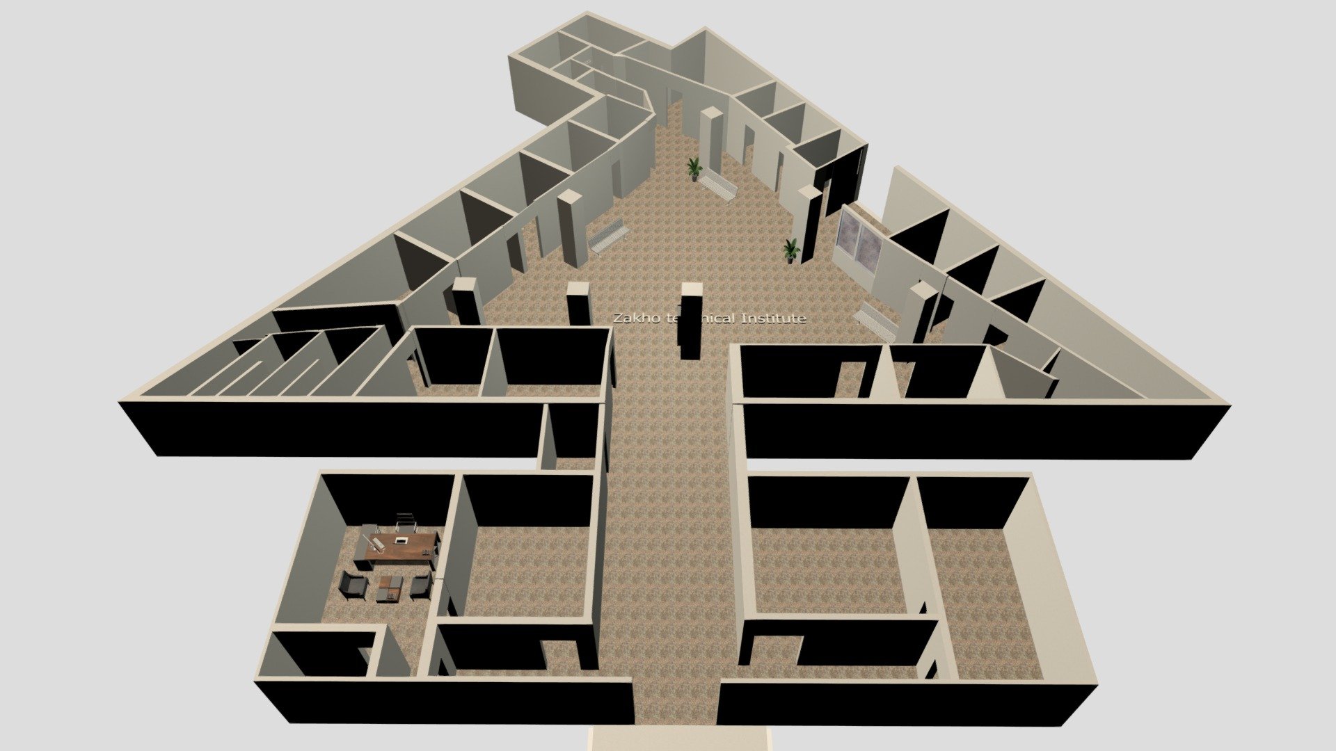 Zakho Technical Institute - Download Free 3D model by farhad.Guli ...