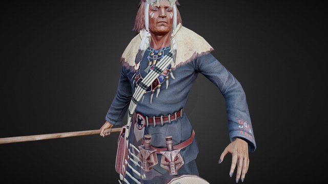 Indian 3D Model