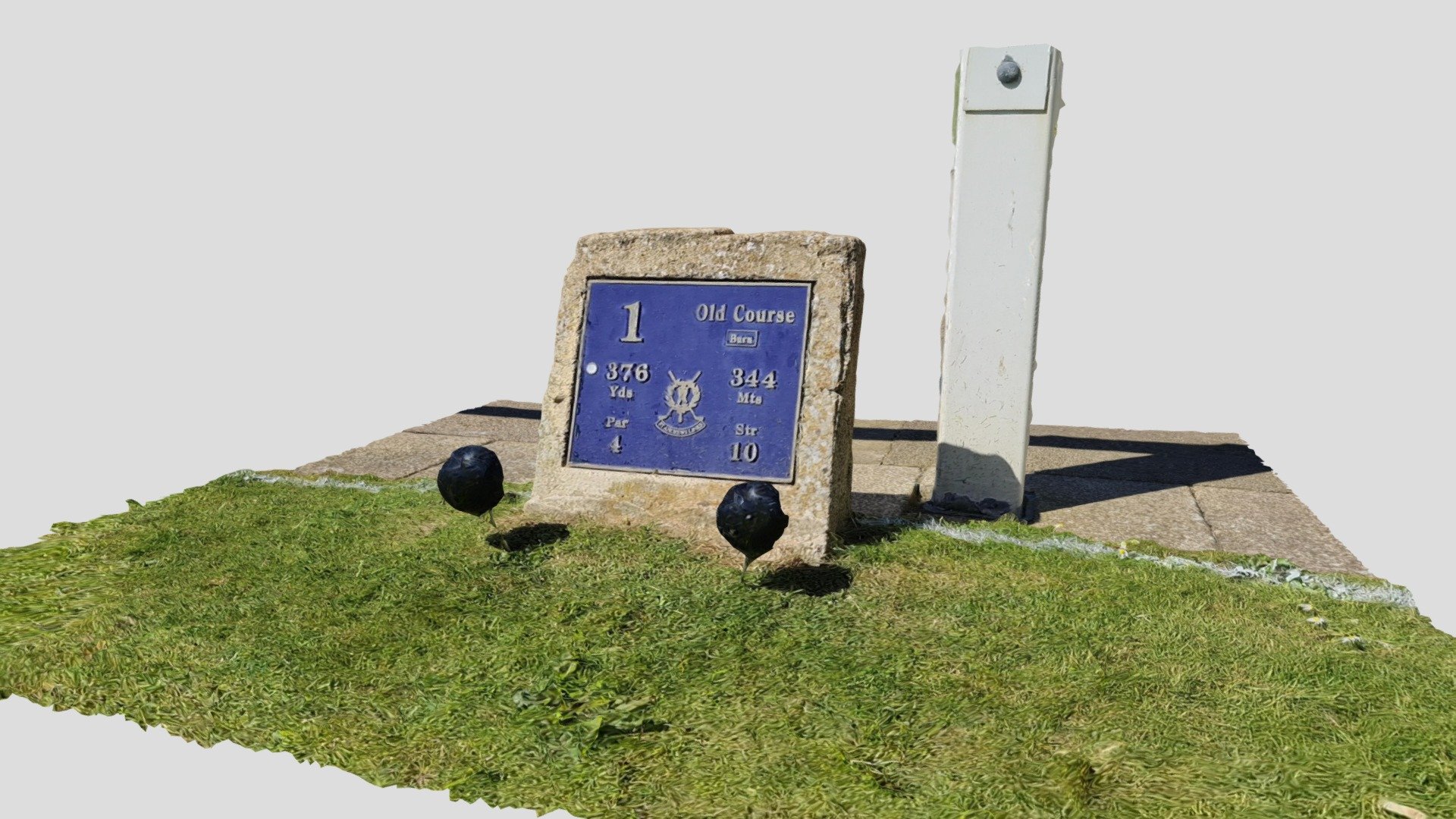 1st hole tee stone, Old Course St Andrews Links