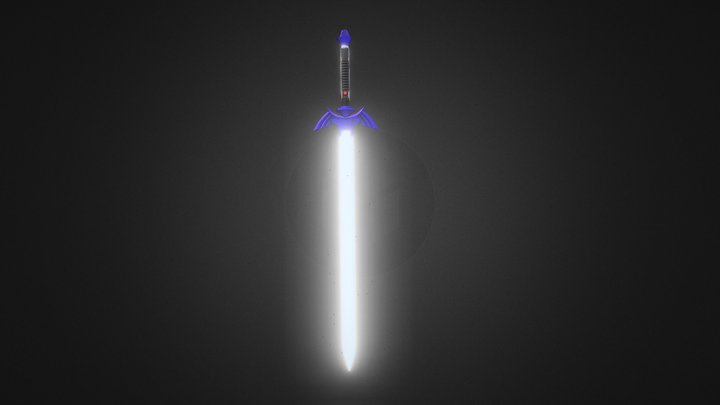 Master Sword - Link 's Light Saber 3D Model