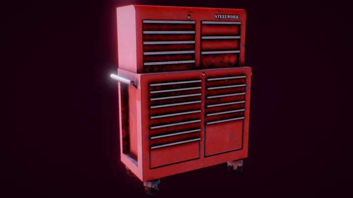 Large Toolbox 3D Model