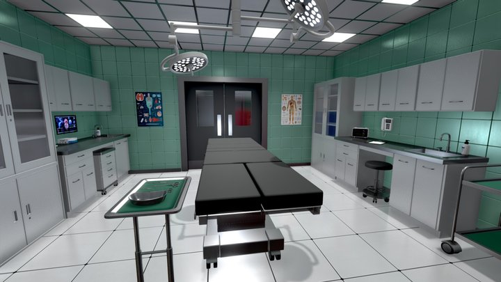 Operating Room 3D Model