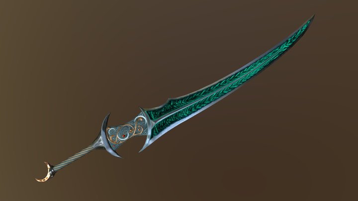 Moon Sword 3D Model