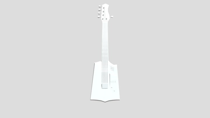 Low Poly Bass 3D Model