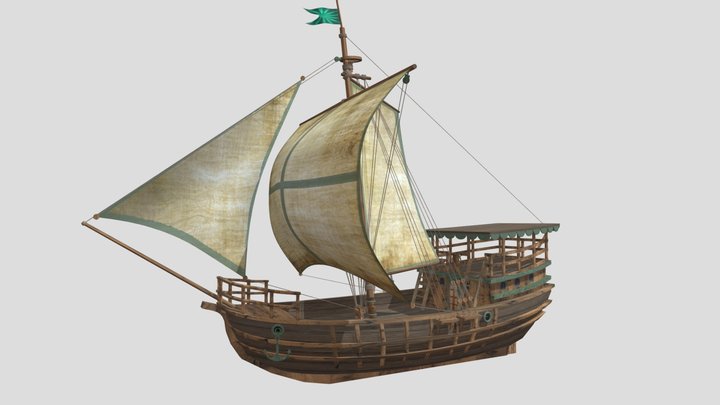 Ship G 3D Model