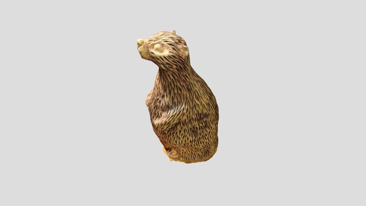 Marmot Sculpture 3D Model