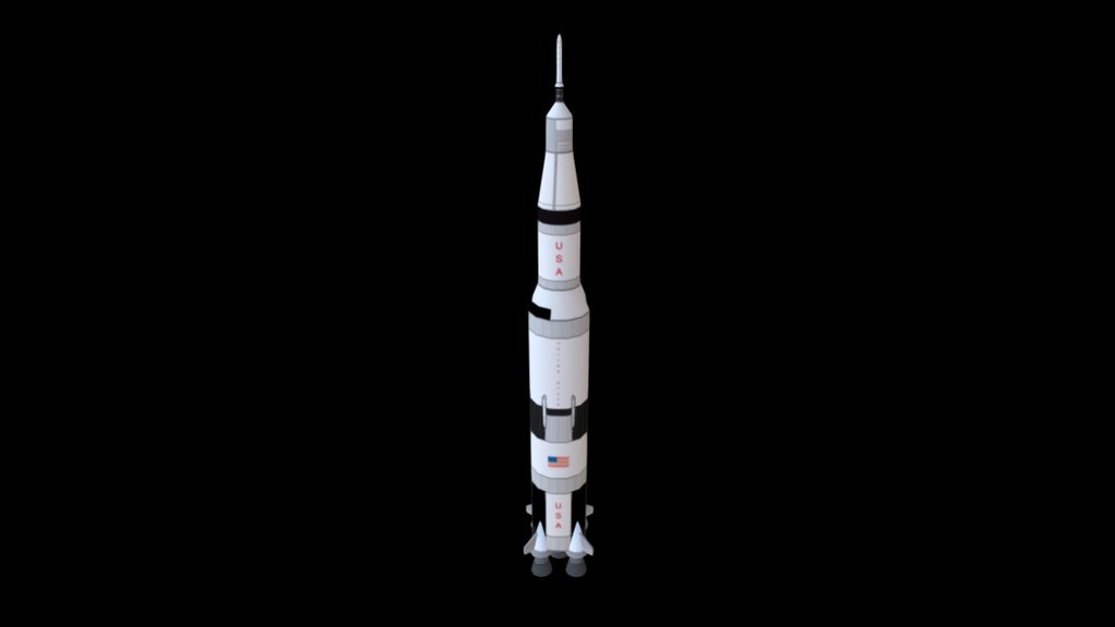 Saturn V 3D model by DragONSlide [424a895] Sketchfab