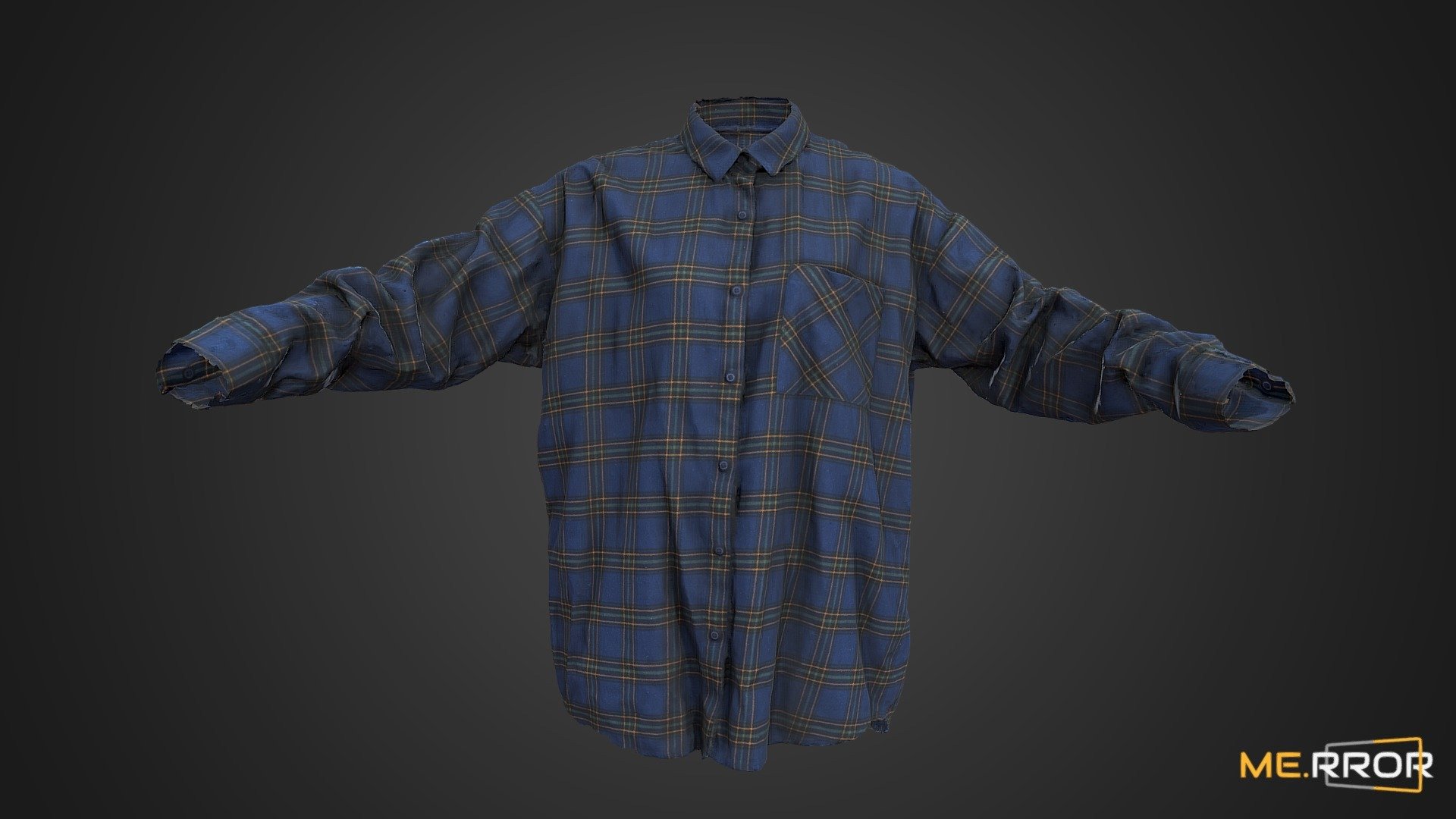 Checkered Shirt 2 - Buy Royalty Free 3D model by ME.RROR Studio ...