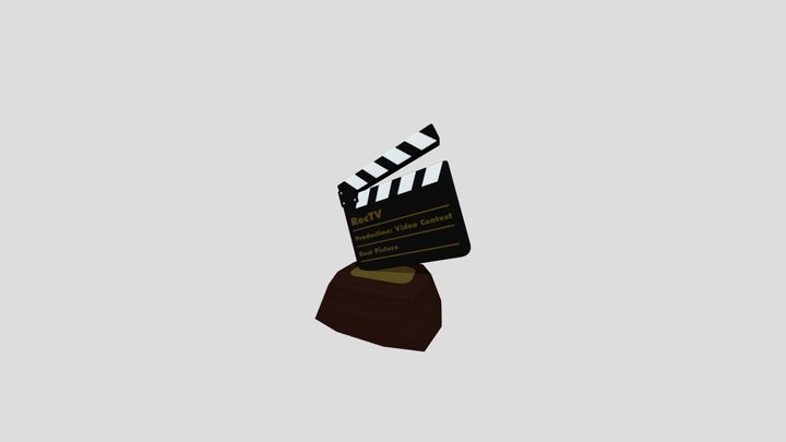 PC Computer - Rec Room - Video Contest Trophy 3D Model