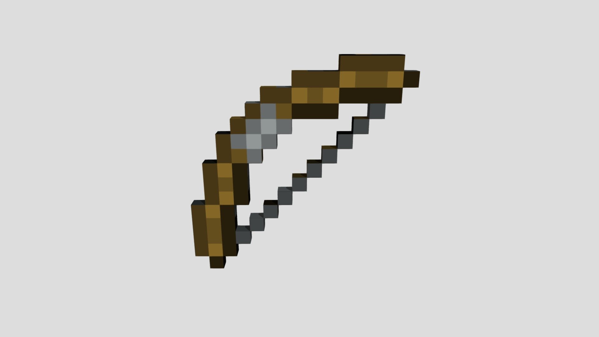 Minecraft Bow Download Free 3d Model By William Zarek Bugbilly