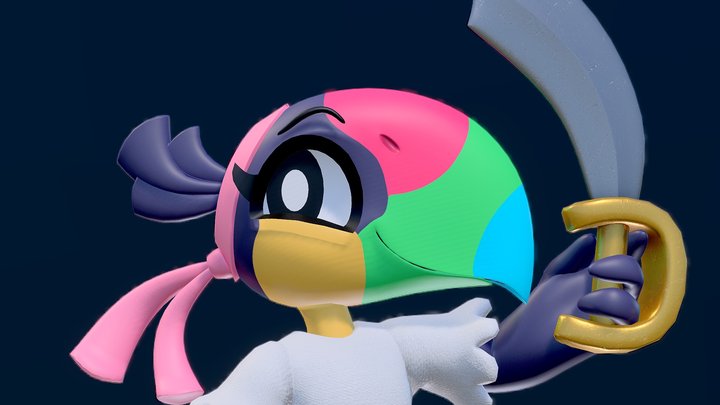Tiki Toucan - Indigo Park – Modello 3D gratuito STL