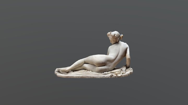 Bacchante couchée 3D Model