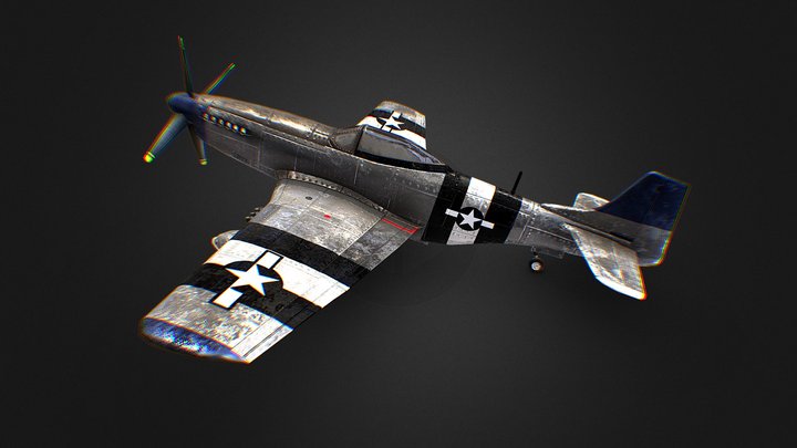 P-51 Mustang 3D Model