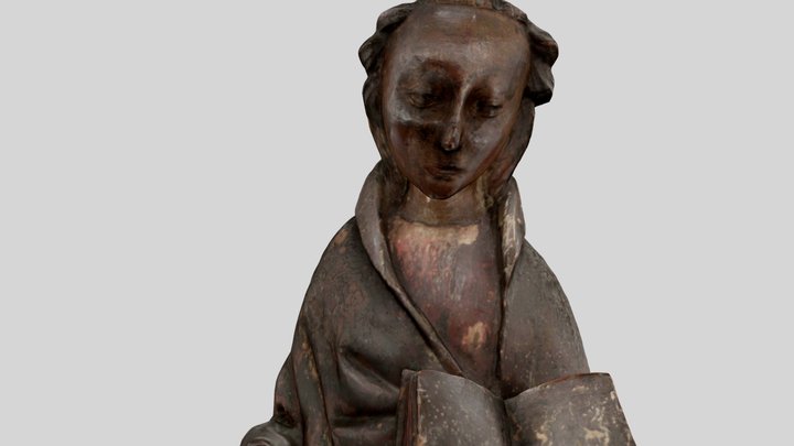 Sainte-Emérence, bois, Cordeliers Nantes, XVe 3D Model