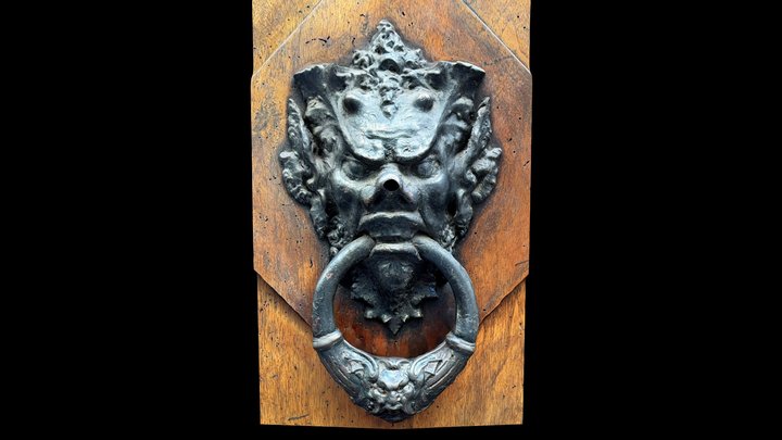 Florence - Gargoyle Door Knocker [Scaniverse] – Free 3D Model STL