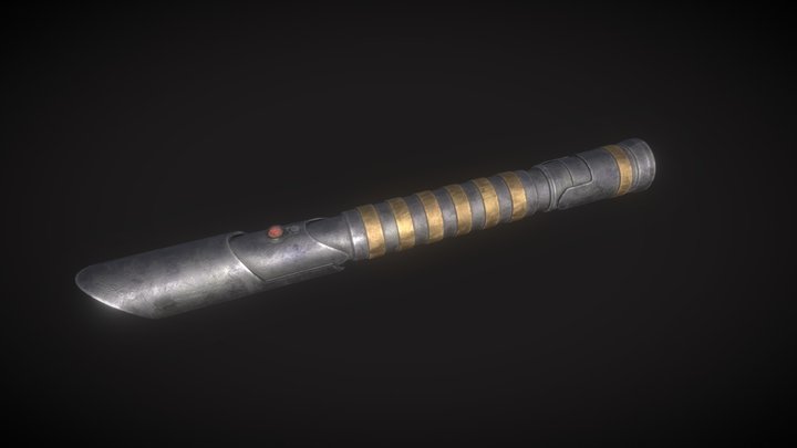 Ancient Sith Lightsaber 3D Model