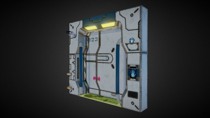Space Bounty Door 3D Model