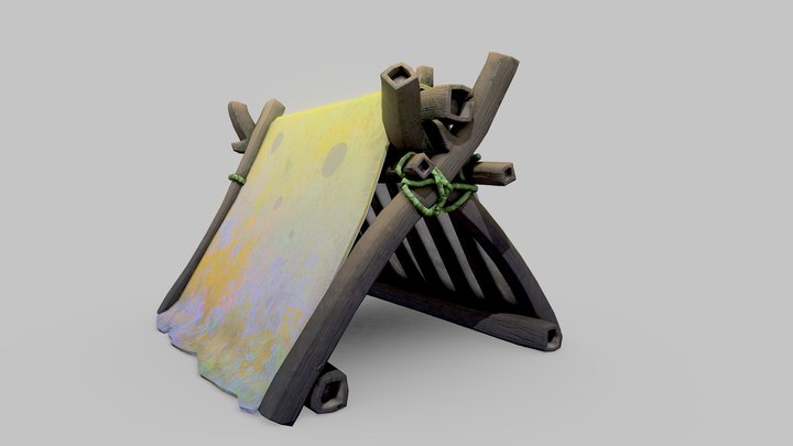 Primitive tent 3D Model