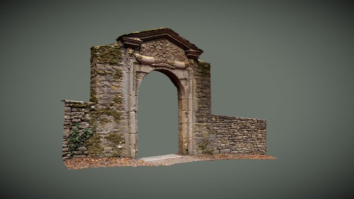 Stone Gate 3D Model