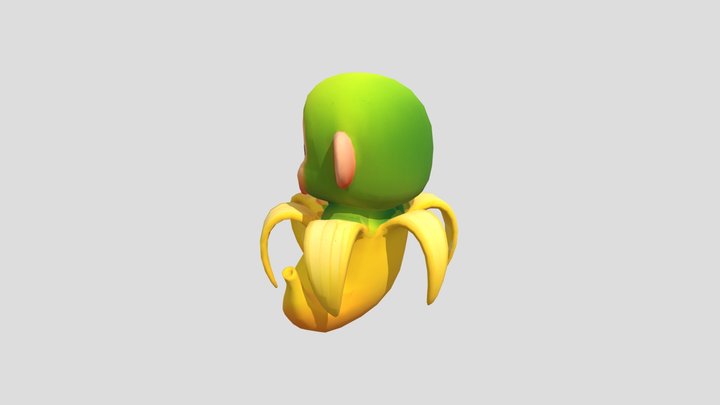 baby chimpanzini bananini 3D Model