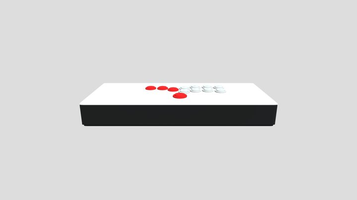 HitBox Fight Stick 3D Model