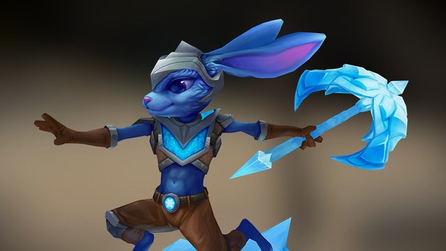 Blizzard Bunny 3D Model