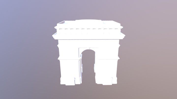 Genesis~Famous Paris Buildings 3D Model