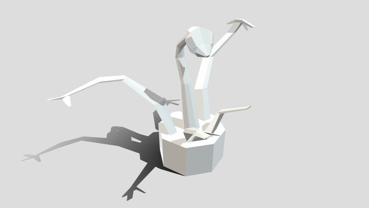 Low-Poly Supox - Star Control 2 3D Model