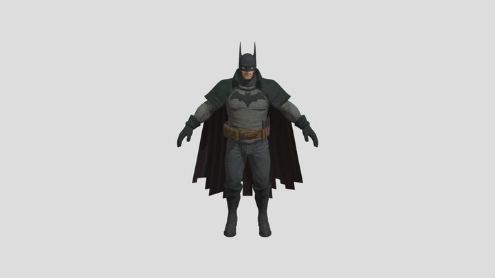 Gotham Gaslight Batman 3D Model